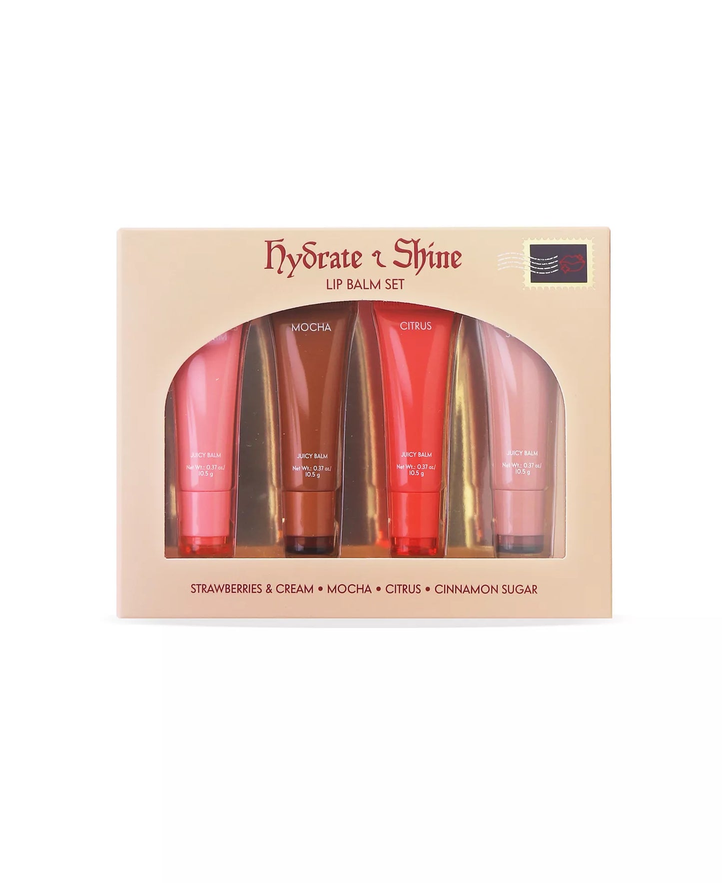 Hydrate & Shine Lip Balm Set - 4PC