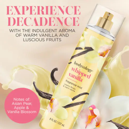 Bodycology Whipped Vanilla Fragrance Mist 8 fl oz