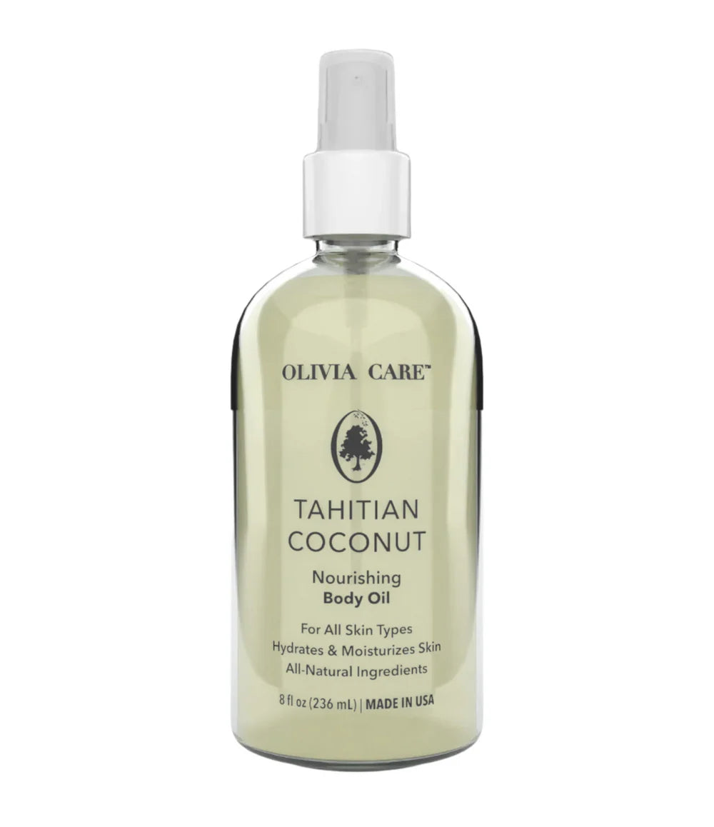 Olivia Care Tahitian Coconut Body Oil- 8 FL OZ