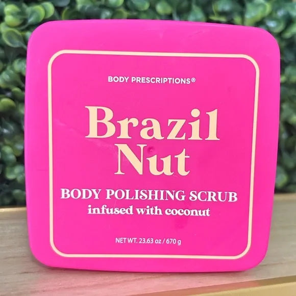 Body Prescriptions Brazil Nut Body Polishing Scrub- Infused with coconut 23.63 OZ