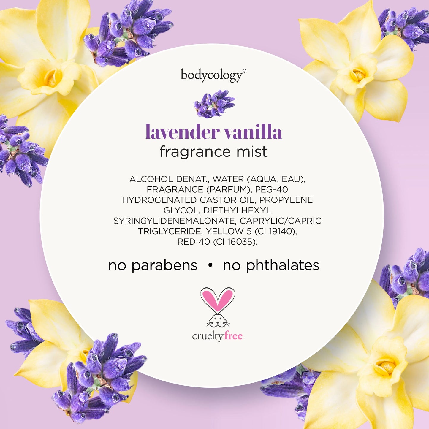 Bodycology Lavender Vanilla Fragrance Mist 8fl oz