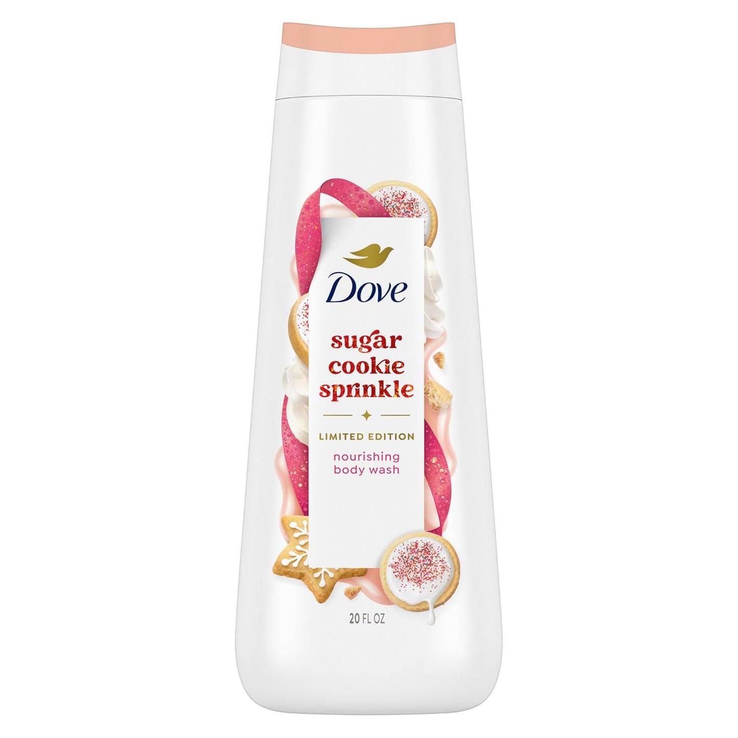 Dove Sugar Cookie Sparkle Limited Edition Body Wash- 20 FL OZ