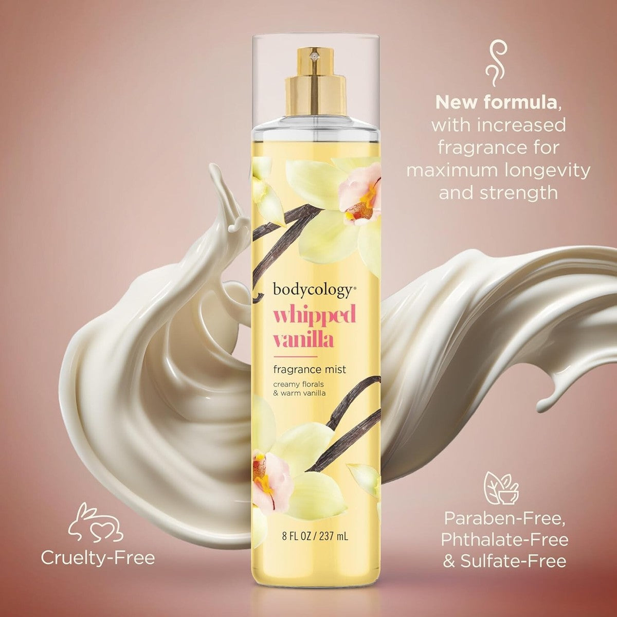 Bodycology Whipped Vanilla Fragrance Mist 8 fl oz