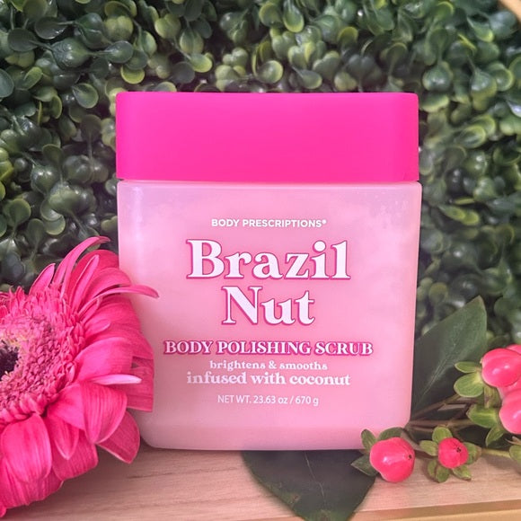 Body Prescriptions Brazil Nut Body Polishing Scrub- Infused with coconut 23.63 OZ