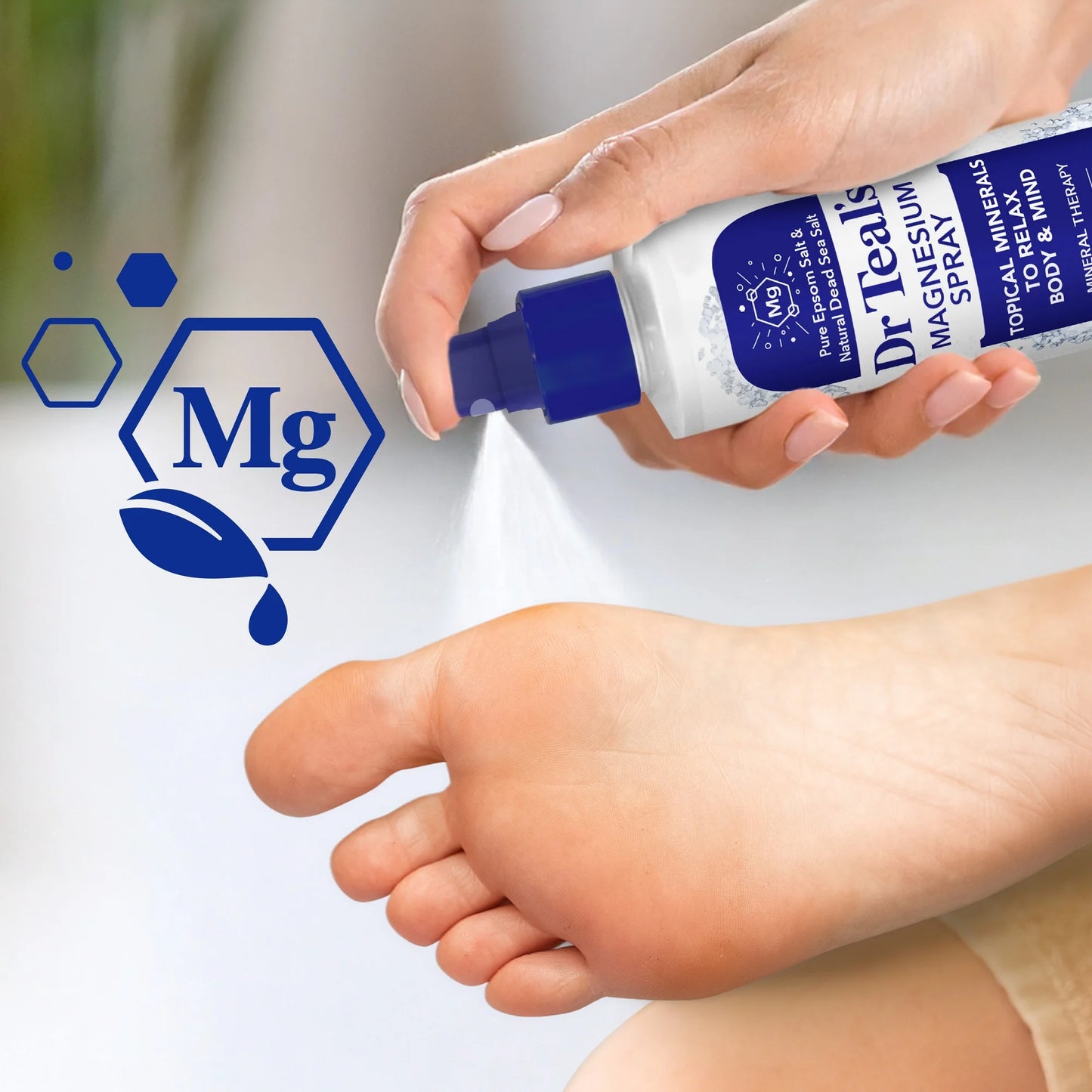 Dr Teal's Fragrance Free Magnesium Spray, 8 fl oz