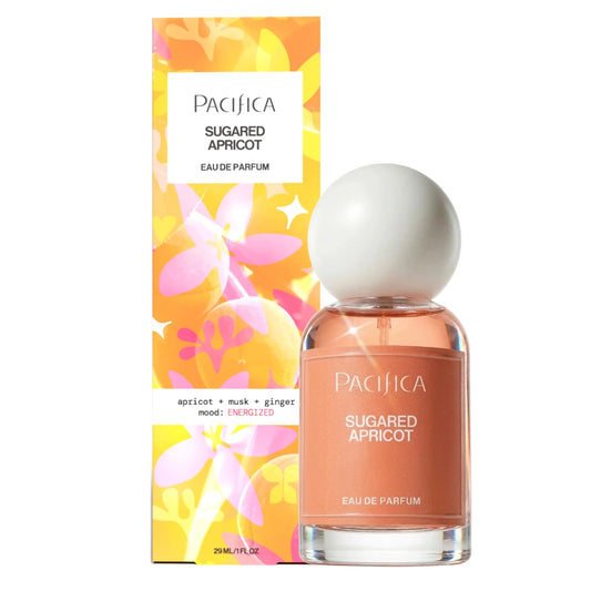 Pacifica Eau De Parfum Sugared Apricot, Perfume for Unisex, 1 fl oz, Atomizing Spray