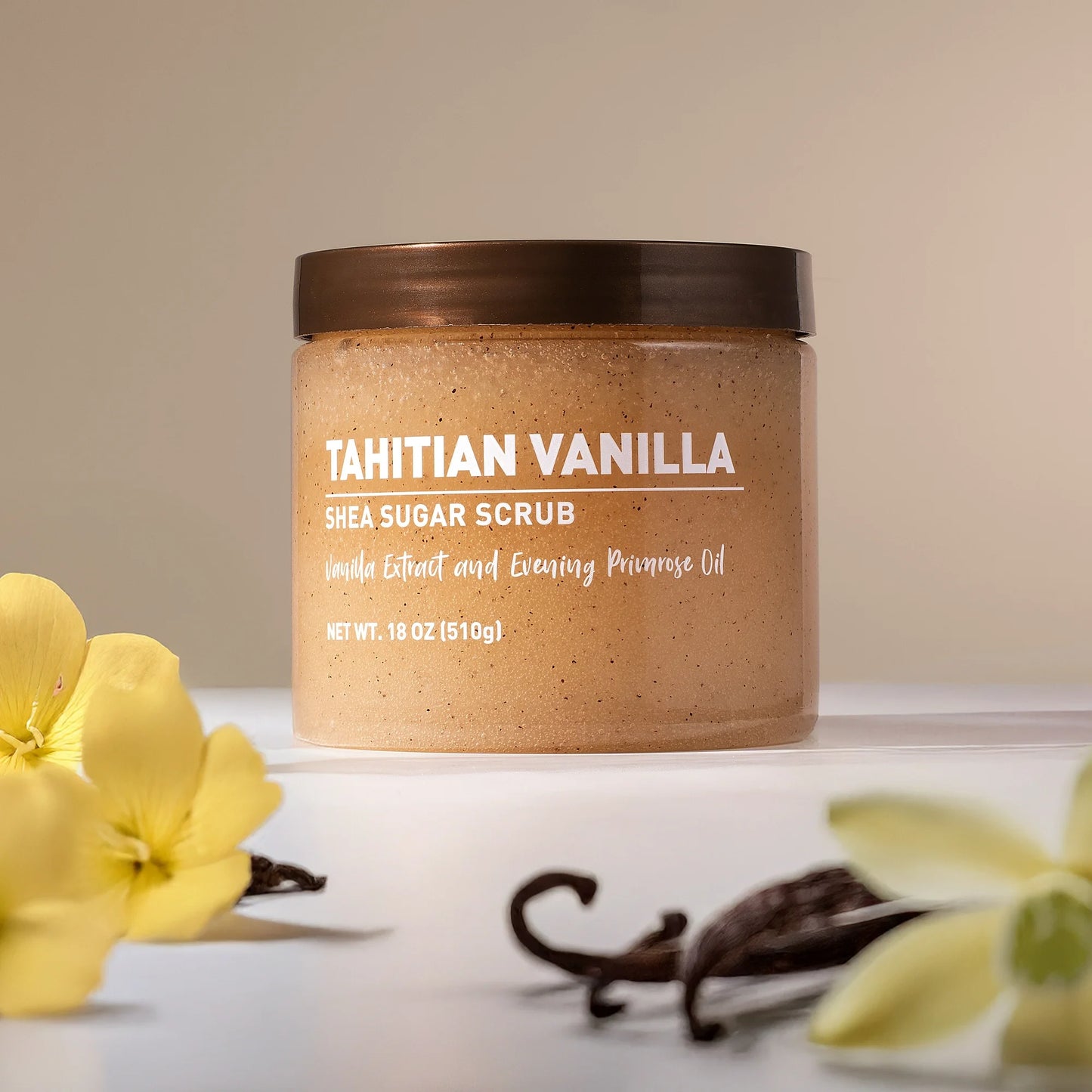Equate  Shea Sugar Scrub, Tahitian Vanilla, 18 oz