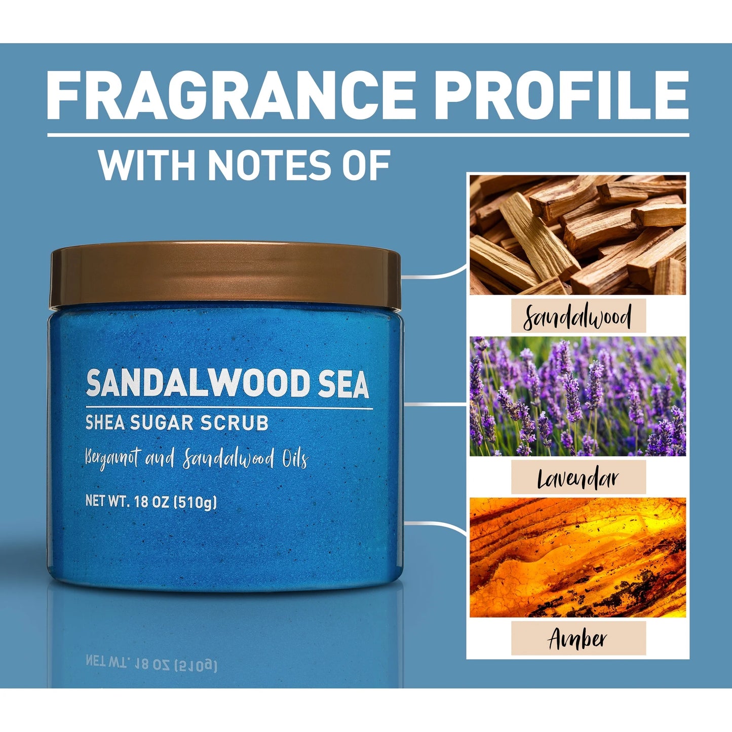 Equate Sandalwood Sea Sugar Scrub
