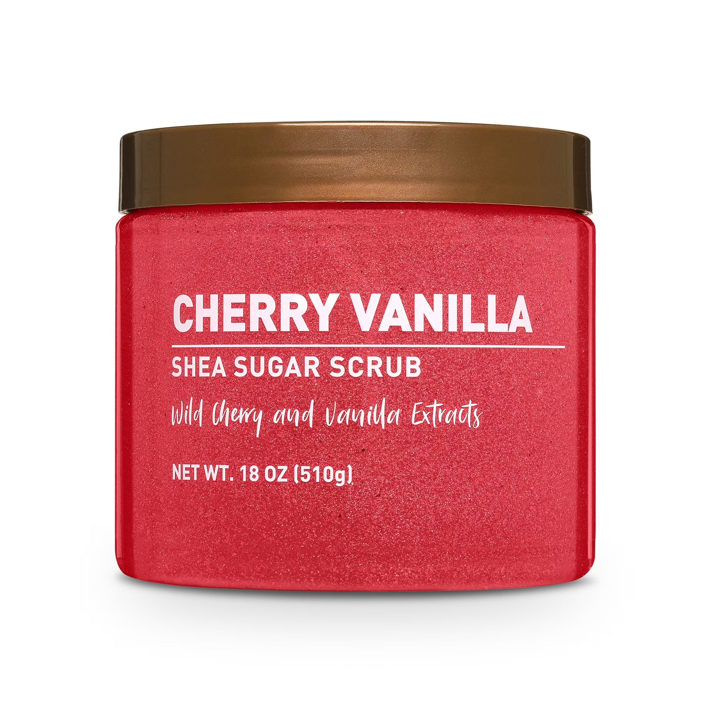 Equate Cherry Vanilla Sugar Body Scrub, 18 oz, Soothes Dry Skin