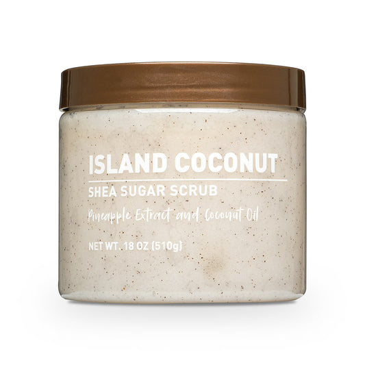 Equate Shea Sugar Scrub, Island Coconut Scent, 18 oz
