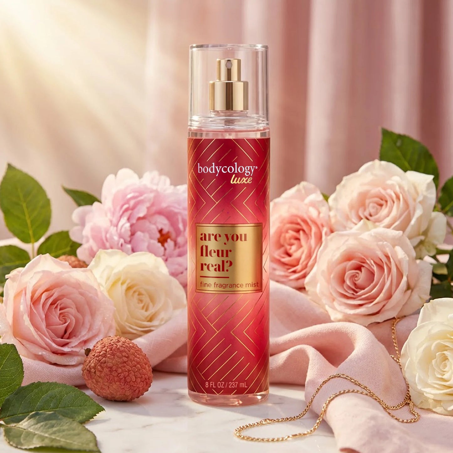 Bodycology Luxe Fragrance Body Mist, Are You Fleur Real, 8 fl oz (Inspired by Chole by Chloe )
