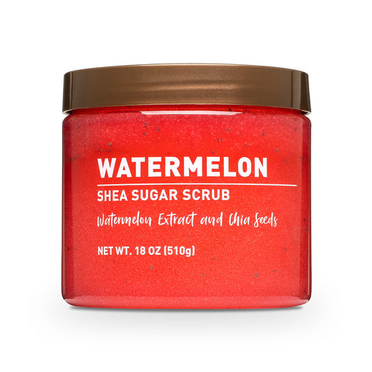 Equate Watermelon Shea Sugar Body Scrub, 18 oz, Natural Oils and Vitamin E