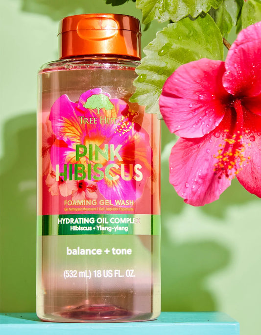 Tree Hut - Pink Hibiscus