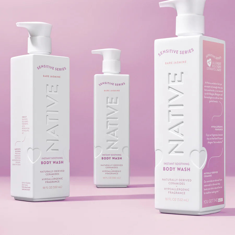 Native Sensitive Series: Body Wash Soothing Bare Jasmine