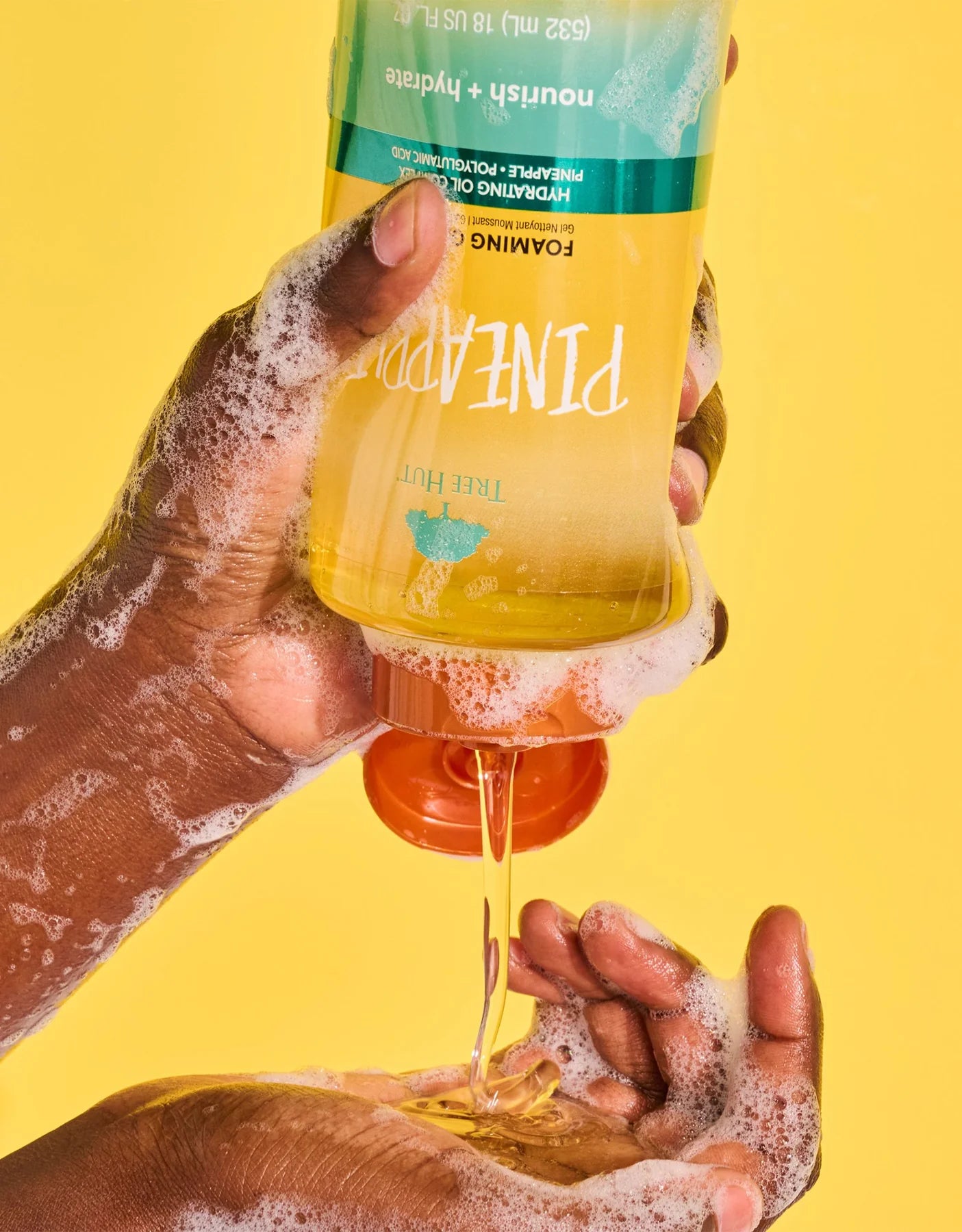 Tree Hut - Pineapple foaming gel wash