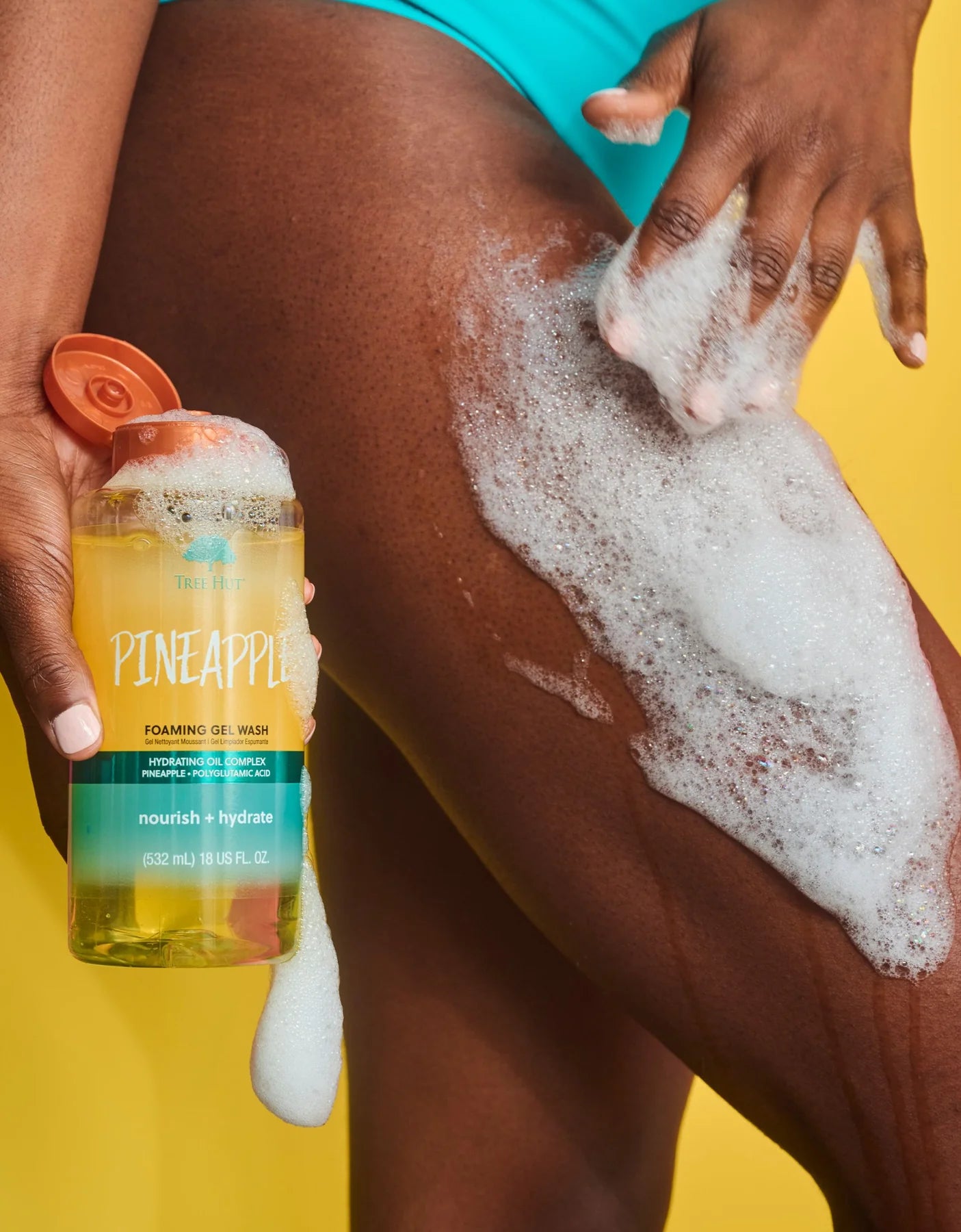 Tree Hut - Pineapple foaming gel wash