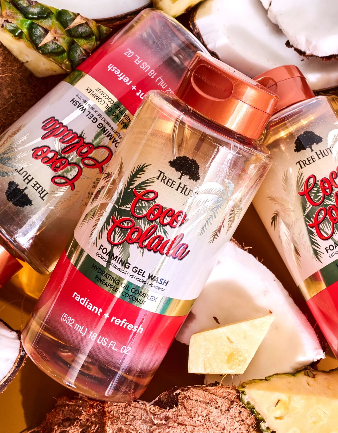 Tree Hut - coco colada foaming gel wash
