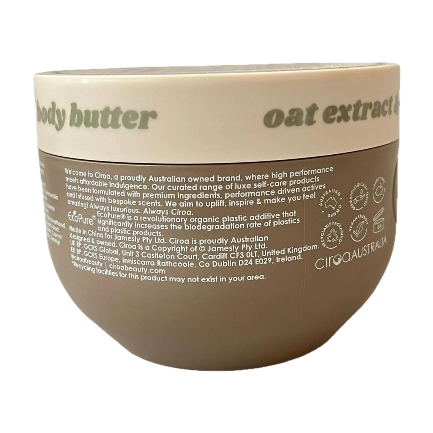 Ciroa Extract & Jojoba Oil Body Butter- ( Australian Owned)- 15.8 OZ