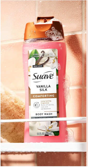 Suave Vanilla Silk Body Wash( Comforting)