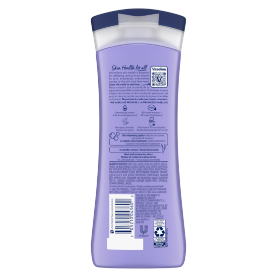 Vaseline Calm Healing 48H Moisture- 10 fl oz